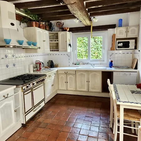 Maison Normande Avec Piscine Chauffee Privee La Croupte