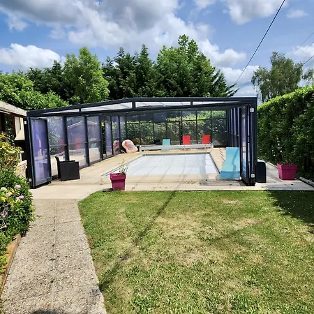 Maison Normande Avec Piscine Chauffee Privee