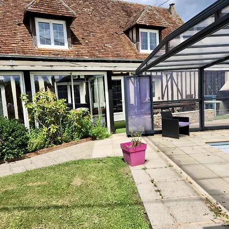 Maison Normande Avec Piscine Chauffee Privee Holiday home La Croupte